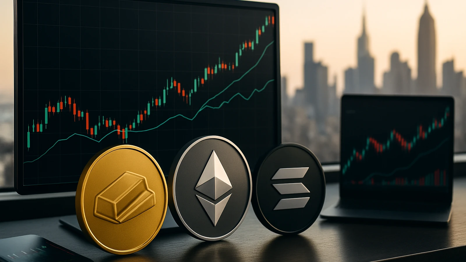 Myriad Moves: Traders Cambian de Opinión Sobre el Oro vs Ethereum y Solana